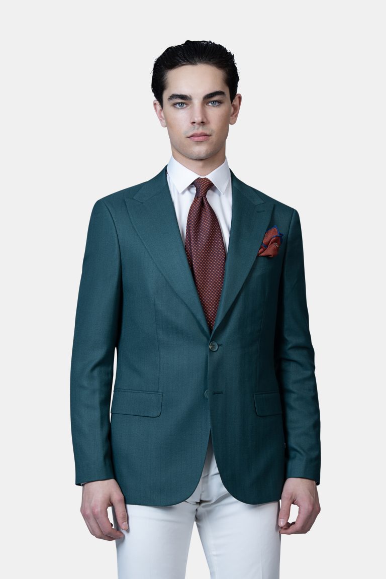 Tailored Deep Teal Blazer - Image 6