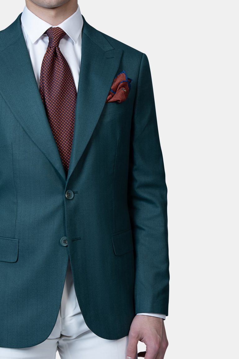 Tailored Deep Teal Blazer - Image 5