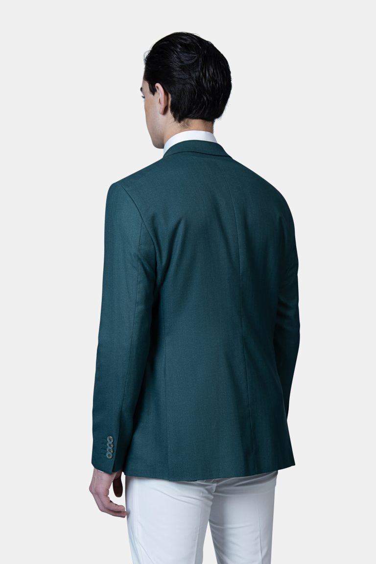Tailored Deep Teal Blazer - Image 3