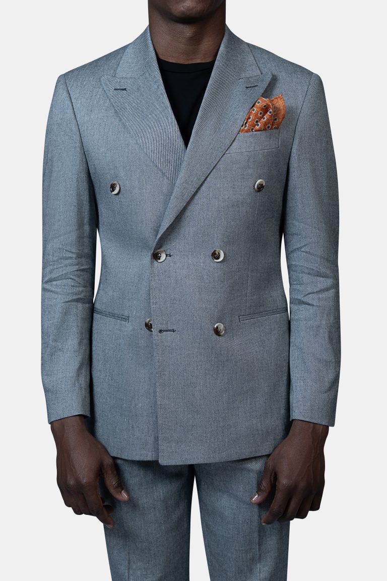 Sage Green Double_ Breasted Suit - Image 6