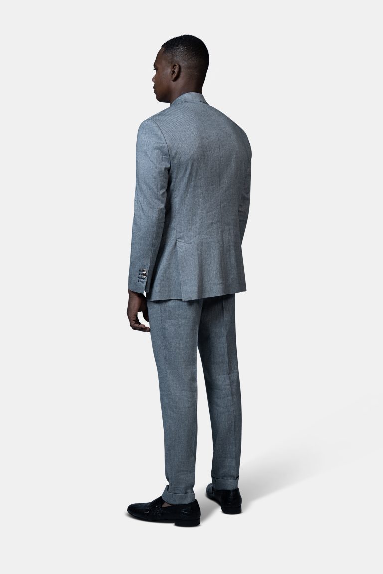 Sage Green Double_ Breasted Suit - Image 4