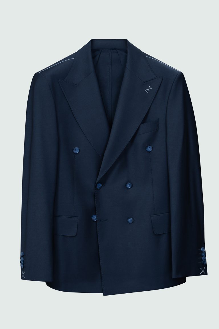 Beige Wool Double_Breasted Suit - Image 9